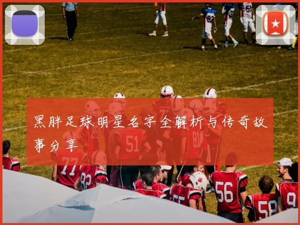 黑胖足球明星名字全解析与传奇故事分享