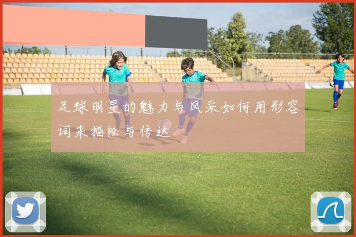 足球明星的魅力与风采如何用形容词来描绘与传达