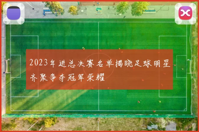 2023年进总决赛名单揭晓足球明星齐聚争夺冠军荣耀